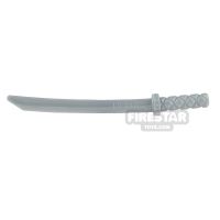 Product shot LEGO - Ninja Samurai Sword - Octagonal Guard - Pearl Light Gray