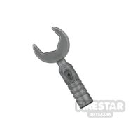 Product shot LEGO - Open End Wrench - 3-Rib Handle - Flat Silver