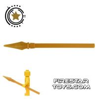 Product shot LEGO - Pike Spear - Pearl Gold