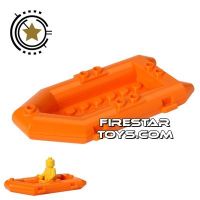 Product shot LEGO - Raft Boat - Orange