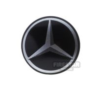Product shot LEGO - Round Shield - Mercedes-Benz Logo