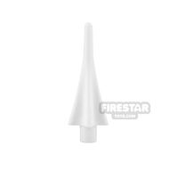 Product shot LEGO - Spear Tip with Fins - White