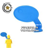 Product shot LEGO Speech Bubble - Smooth Edge - Right - Blue