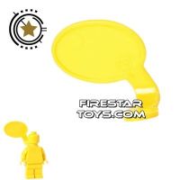 Product shot LEGO Speech Bubble - Smooth Edge - Right - Yellow