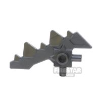 Product shot LEGO - Spiked Blade - Pearl Dark Gray