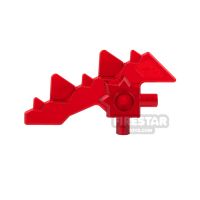 Product shot LEGO - Spiked Blade - Trans Red