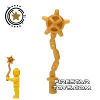 Product shot LEGO - Spiked Flail - Pearl Gold