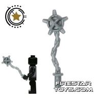 Product shot LEGO - Spiked Flail - Pearl Light Gray