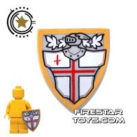 Product shot LEGO - St George's Cross Shield
