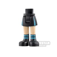 Product shot LEGO Super Hero Girls Mini Figure Legs - Black Boots