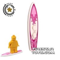 Product shot LEGO - Surfboard - Pink