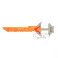 Product shot LEGO Sword with Wide Pommel and Serrated Blade