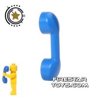 Product shot LEGO - Telephone Handset - Blue