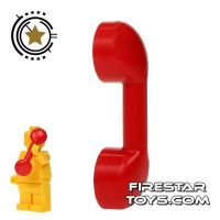 Product shot LEGO - Telephone Handset - Red