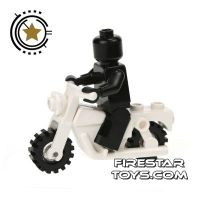 Product shot LEGO - White Motorbike
