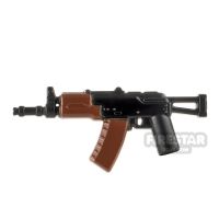 Product shot LeYiLeBrick AK-74U Black / Brown V1
