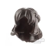 Product shot Minifigure Hair Mid Legth with Waterfall Braid