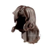 Product shot Minifigure Hair Mid Length Messy with Bangs
