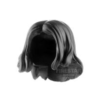 Product shot Minifigure Hair Mid Length with Centre Parting