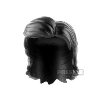 Product shot Minifigure Hair Mullet with Left Side Parting