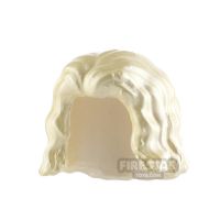 Product shot Minifigure Hair Wavy with Centre Parting
