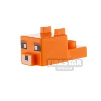 Product shot Modified Printed Plate 1x2 Minecraft Fox Head