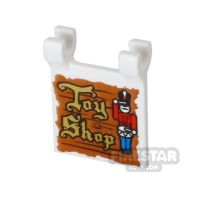 Product shot Printed Flag 2x2 - Toy Shop Sign