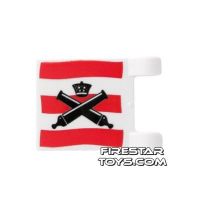 Product shot Printed Flag - Crossed Cannons