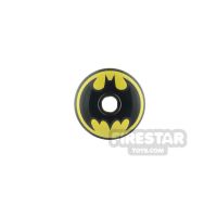 Product shot Printed Inverted Dish 2x2 Batman Logo