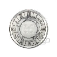 Product shot Printed Inverted Dish 6x6 Asymmetrical Clock Face