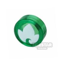 Product shot Printed Round Tile 1x1 - Elves Earth Power
