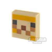 Product shot Printed Tile 1x1 Minecraft Pufferfish Fry