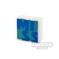 Product shot Printed Tile 1x1 Miss