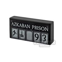 Product shot Printed Tile 1x2 Azkaban Prison Board