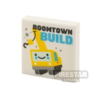Product shot Printed Tile 2x2 Boomtown Build