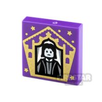 Product shot Printed Tile 2x2 Chocolate Frog Card Severus Snape