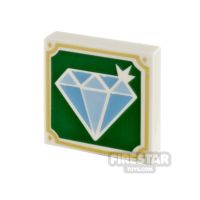 Product shot Printed Tile 2x2 Diamond Jewel