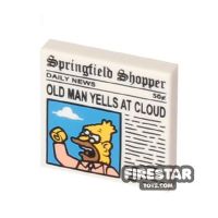 Product shot Printed Tile 2x2 - Springfield Shopper Newspaper