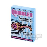 Product shot Printed Tile 2x3 - The Quibbler Newspaper