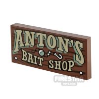 Product shot Printed Tile 2x4 Anton's Bait Shop