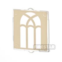 Product shot Printed Window 1x2x2 Arched Gold Window