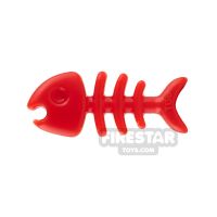 Product shot SI-DAN Animals Mini Figure - Fish Bone - Red