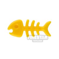 Product shot SI-DAN Animals Mini Figure - Fish Bone - Yellow