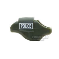 Product shot SI-DAN - Armoured Dog Vest - Police - Tank Green