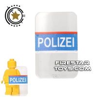 Product shot SI-DAN - Bulletproof Shield - Polizei - Blue