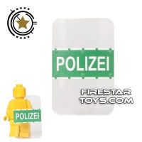 Product shot SI-DAN - Bulletproof Shield - Polizei - Green