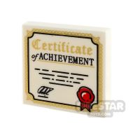 Product shot Tile 2x2 - Certificate of Achievement