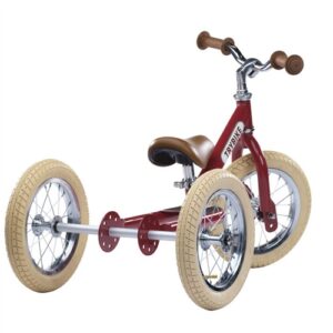 TryBike Steel 2 in 1 Balance Trike/Bike - Vintage Red