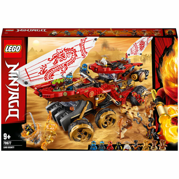 LEGO NINJAGO: Land Bounty Toy Truck Ninja Car for Kids (70677)