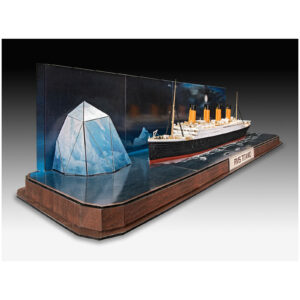 RMS Titanic Easy Click + 3D Iceberg Puzzle Model Kit (1:600 Scale)